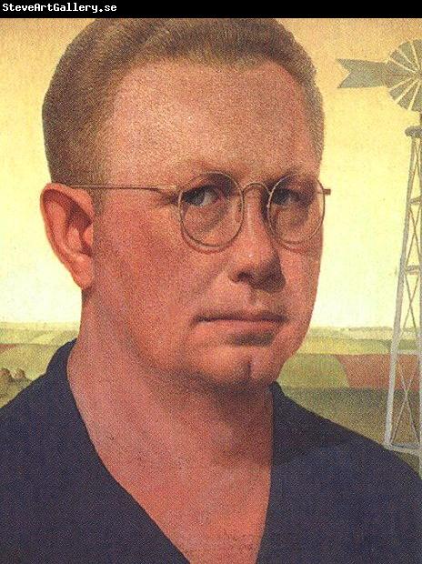 Grant Wood Self Portrait  bdfhbb